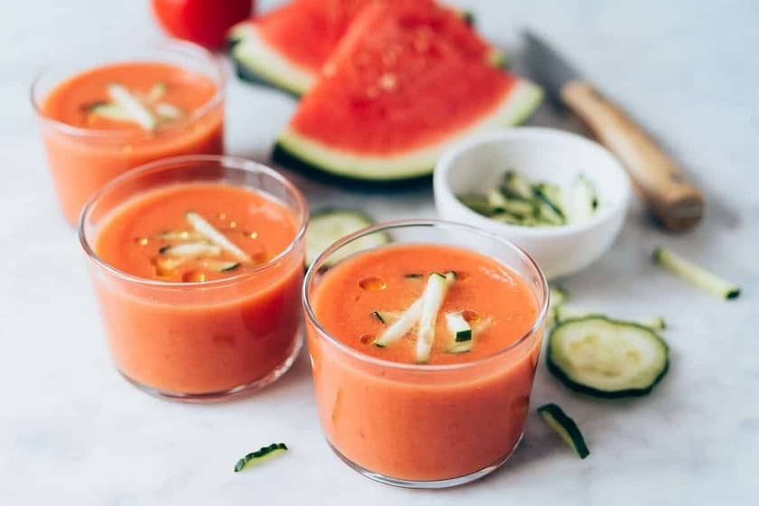 Gazpacho de Sandía y Pepino