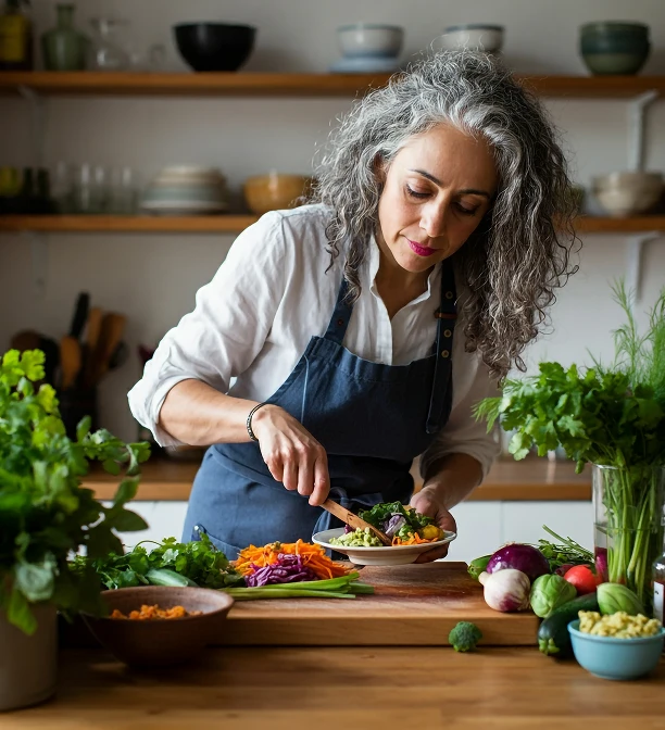Mujer cocinando